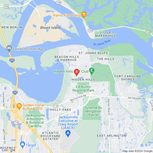 Bob's Books location map: 3956 Arbor Lake Cir, Jacksonville, FL